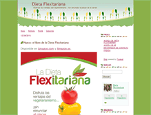 Tablet Screenshot of dietaflexitariana.com